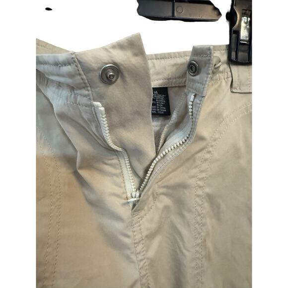 Vintage Y2K Arizona Jeans Embroidered Floral Hummingbird Cargo Pants Size 14 - Picture 9 of 12